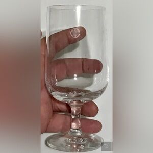 Pan Am Airlines First Class Drinking Tall Stemmed Wine/Beer Glass Germany NOS